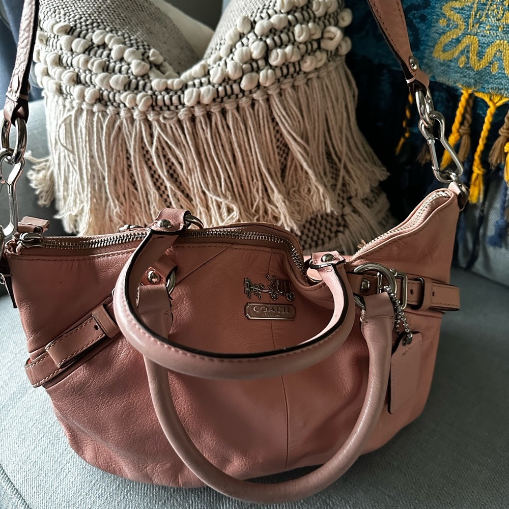 Pink coach bag